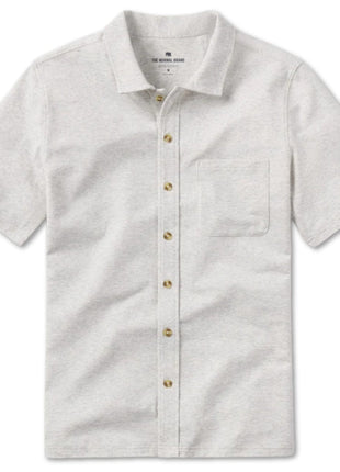 Puremeso Active Button Down - Stone