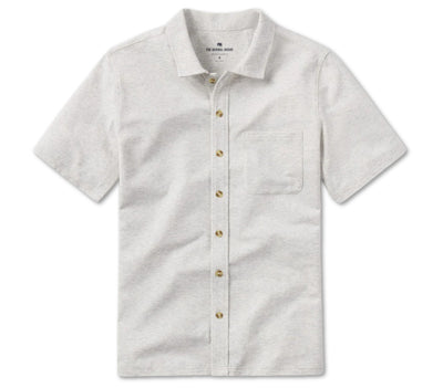 Puremeso Active Button Down - Stone