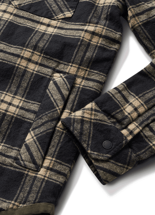 Backwoods Flannel Shacket - Black