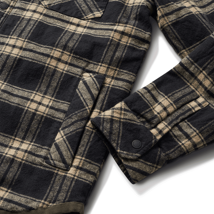 Backwoods Flannel Shacket - Black