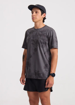Mathis Athletic Tee - Grey Tie Dye