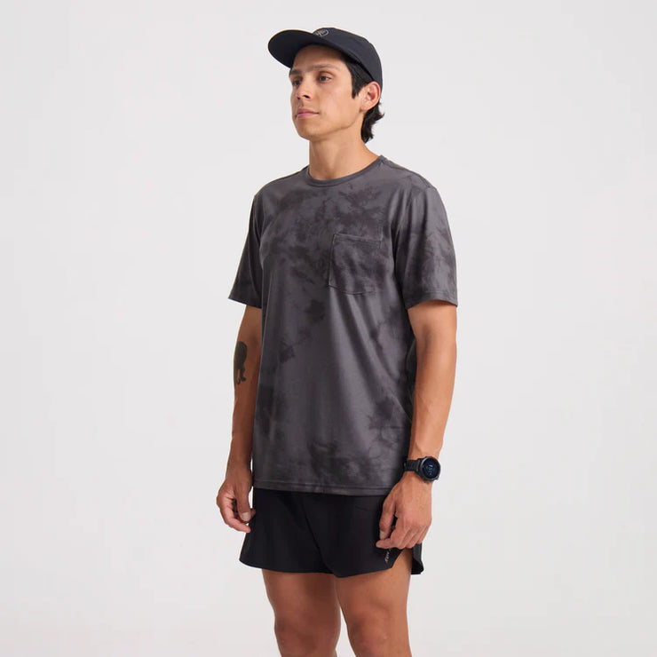 Mathis Athletic Tee - Grey Tie Dye