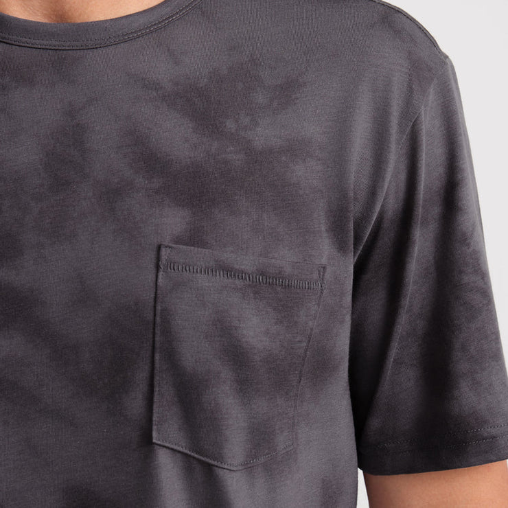 Mathis Athletic Tee - Grey Tie Dye
