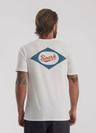 Diamond Script Tee - Vintage White