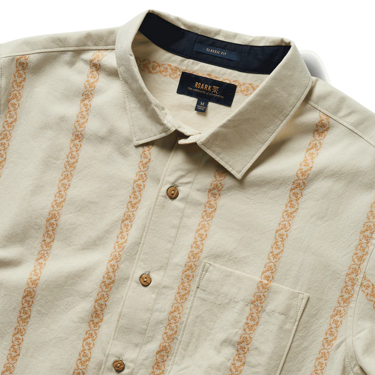 Journey Shirt - Almond Stipe