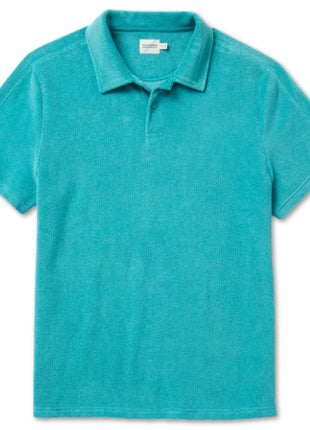 Ravello Terry Polo - Baltic Teal