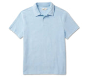 Ravello Terry Polo - Light Blue