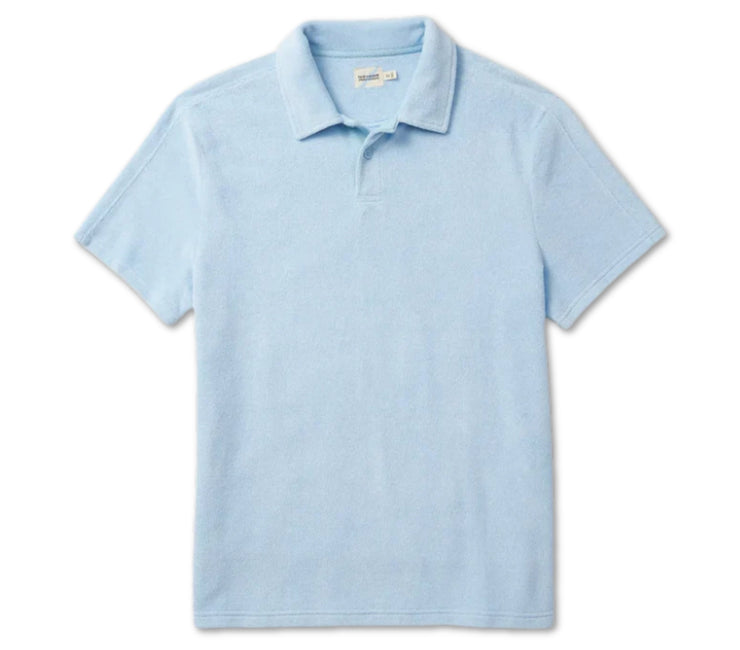 Ravello Terry Polo - Light Blue