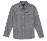 Reagan Pearl Snap Shirt - Washed Black