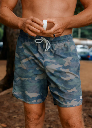 Reverb Short 7" - Woodland Camo