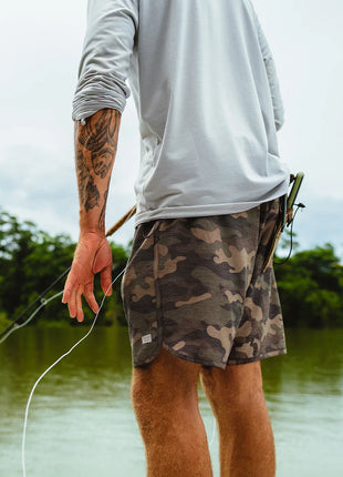 Reverb Short 7" - Woodland Camo