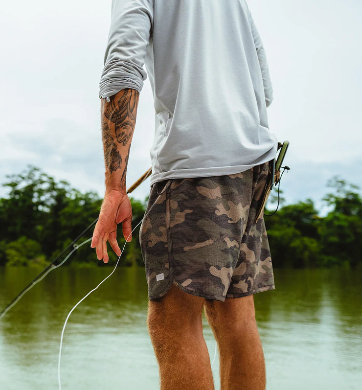 Reverb Short 7" - Woodland Camo