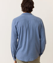 Stretch Selvage LS Shirt - Coronet Blue