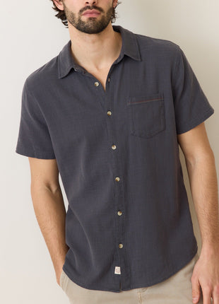 Stretch Selvage Shirt - India Ink