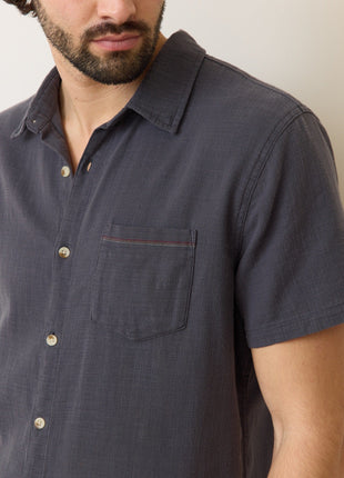 Stretch Selvage Shirt - India Ink