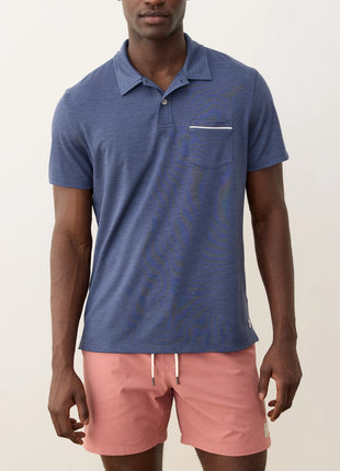 Air Pocket Polo - Vintage Indigo