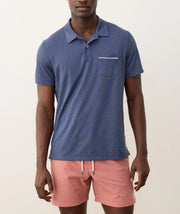 Air Pocket Polo - Vintage Indigo