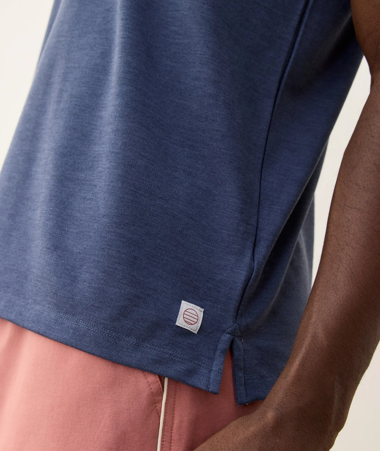 Air Pocket Polo - Vintage Indigo