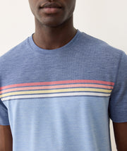 Air Crew Tee - Indigo Stripe