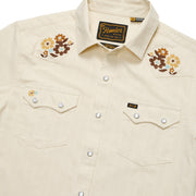 Crosscut Deluxe Snapshirt - Flower Power