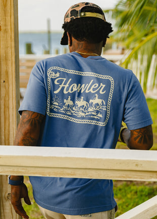 Howler Posse T-Shirt - Blue Horizon