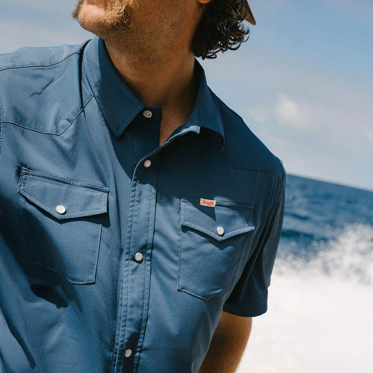 El Ranchero Shirt - Sky Blue