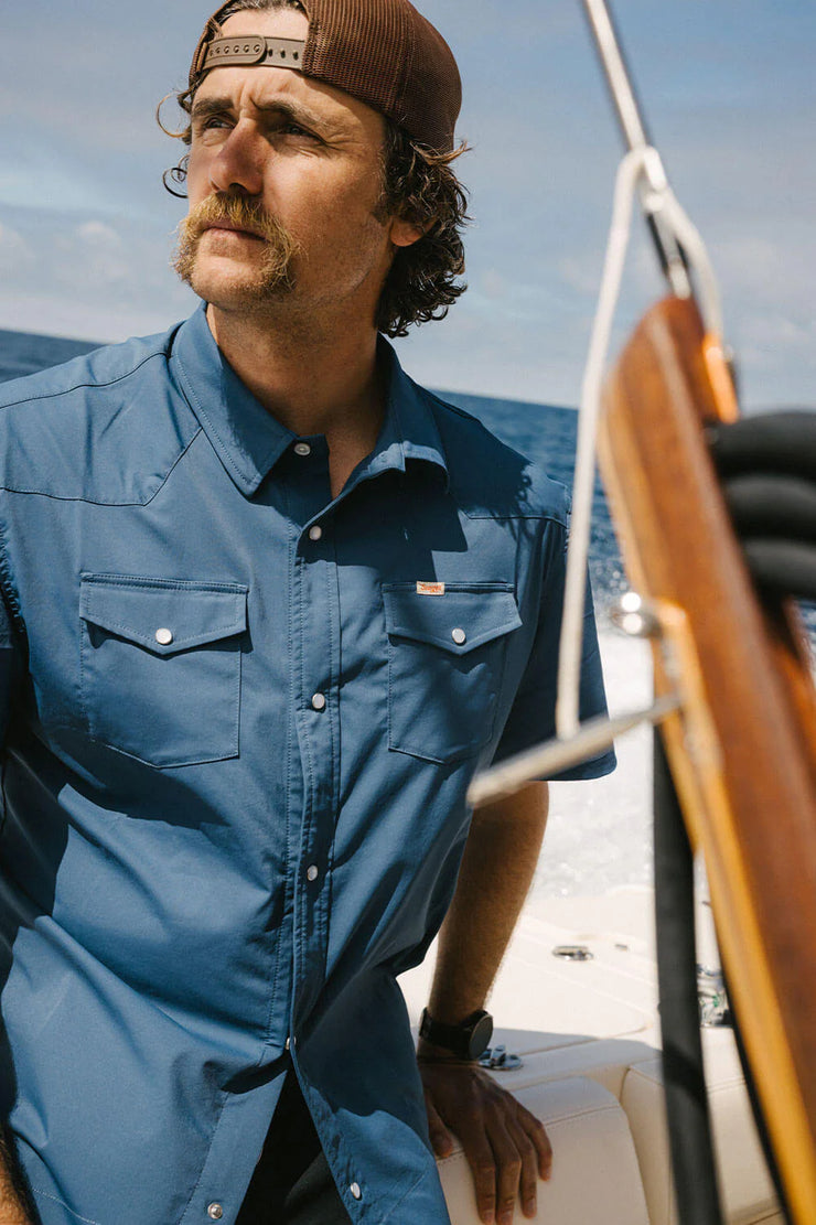 El Ranchero Shirt - Sky Blue