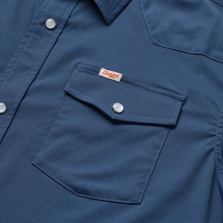 El Ranchero Shirt - Sky Blue