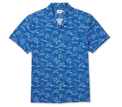 Casablanca Camp Shirt - Blue Island Hopper