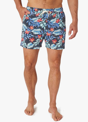 Bungalow Lined Short 5" - Midnight Palms