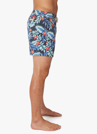Bungalow Lined Short 5" - Midnight Palms