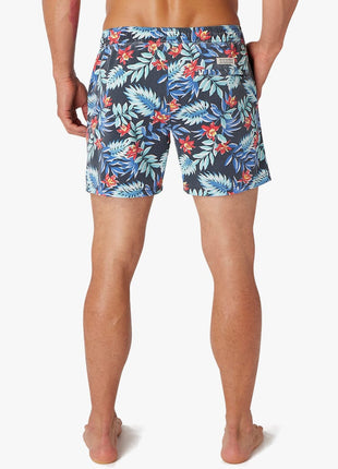 Bungalow Lined Short 5" - Midnight Palms