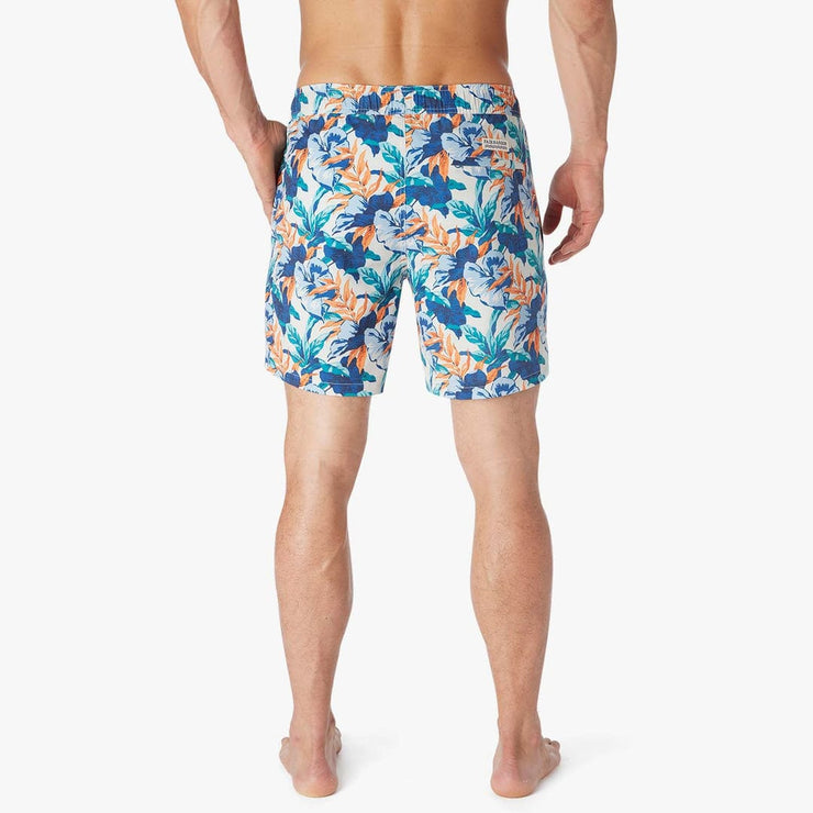 Bayberry Lined Short 7" - Orange Tropics