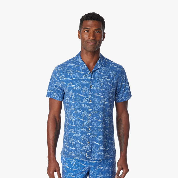 Casablanca Camp Shirt - Blue Island Hopper