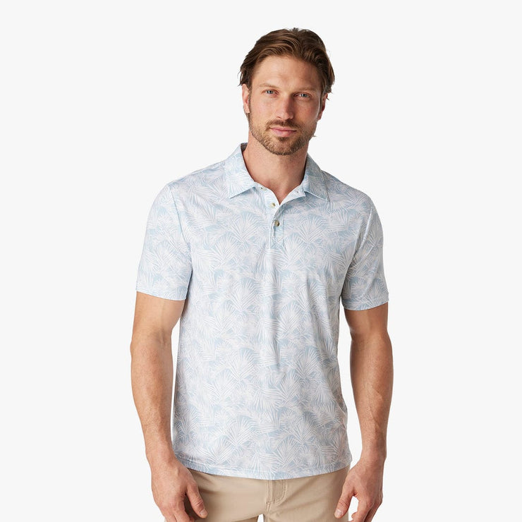 Midway Performance Polo - Light Blue Floral