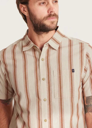 Journey Shirt - Stripe Bone