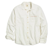 Stretch Selvage LS Shirt - Natural