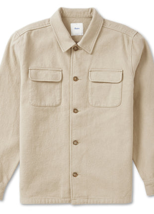 Shiloh Flannel Overshirt - Vintage Khaki