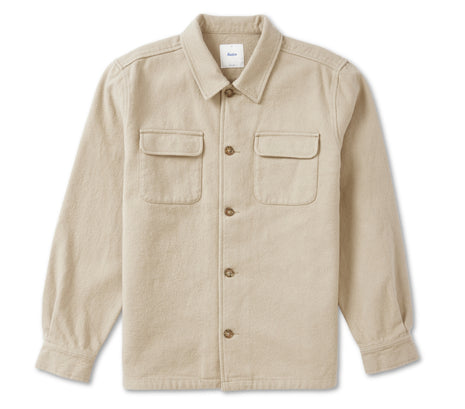 Shiloh Flannel Overshirt - Vintage Khaki