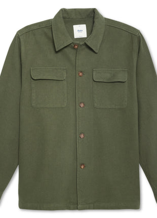 Shiloh Flannel Overshirt - Thyme Green