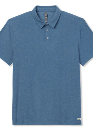 Strato Tech Polo - Pool Blue Heather