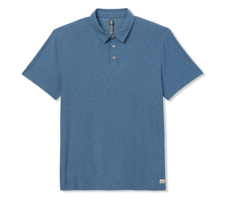 Strato Tech Polo - Pool Blue Heather