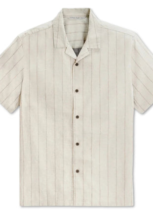 Sullivan Camp Shirt - Sea Salt Stripe