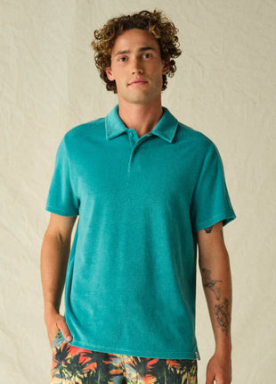 Ravello Terry Polo - Baltic Teal