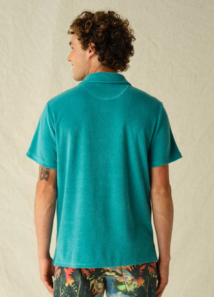 Ravello Terry Polo - Baltic Teal