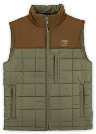 Terrace Puffer Vest - Falcon Brown