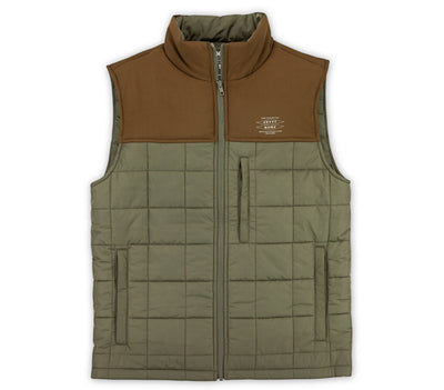 Terrace Puffer Vest - Falcon Brown