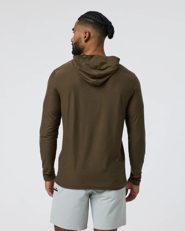 Strato Tech Hoodie - Moss Green Heather