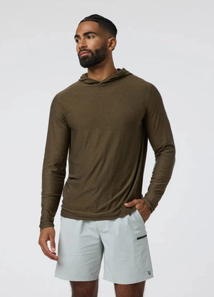 Strato Tech Hoodie - Moss Green Heather