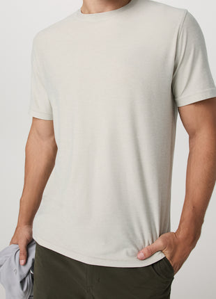 Strato Athletic Tech Tee - Mushroom Heather